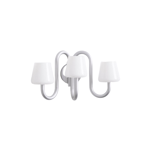Apollo Wall Sconce - White Opal Glass
