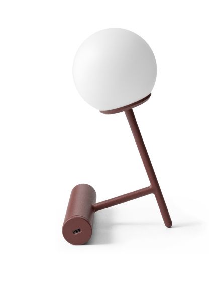 Phare Portable Table Lamp Wireless - Burned Red