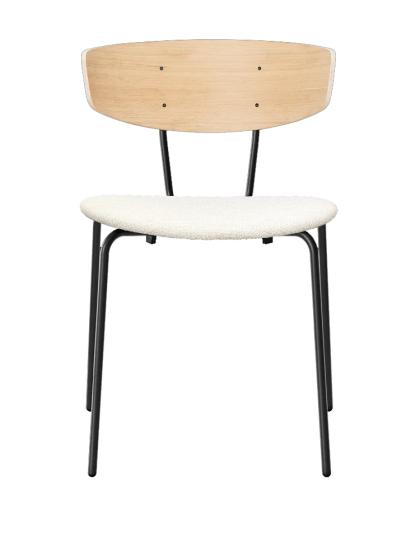 Herman Dining Boucle - Wh. Oak/Off-White