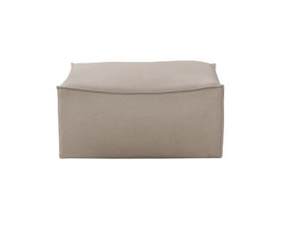Catena Pouf Square S500 Cotton Linen - Natural