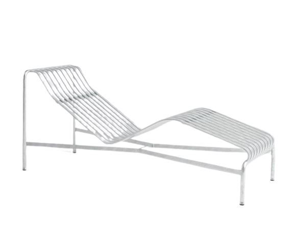 Palissade Chaise Lounge - Galvanised