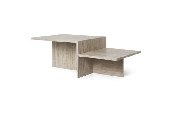 Distinct Coffee Table - Travertine