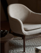 Harbour Lounge Chair - Dark Stained Oak /Upholstery Boucle 02