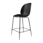 Beetle Counter 65 Chair - Black Matt/Black, Plastic Glides
