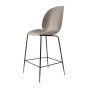 Beetle Counter 65 Chair - Black Matt/New Beige, Plastic Glides