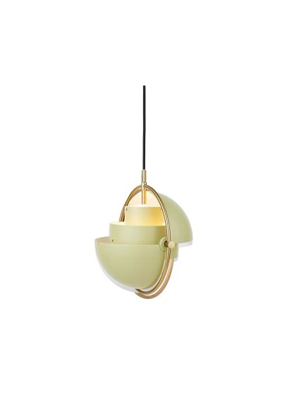 Multi-Lite Pendant - Small - Brass/Desert Sage Semi Matt
