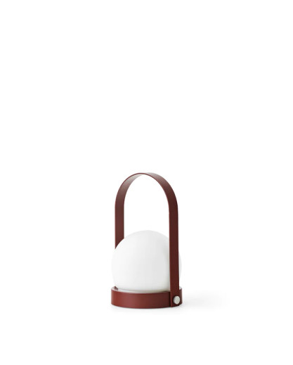Carrie Table Lamp Portable - Burned Red