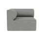 Eave Modular Sofa, 96, Left Corner - Upholstery (Safire 012)