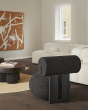Hippo Lounge - Black Oak/Black Upholstery Sahco Kvadrat Zero 0010