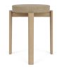 Passage Stool - Natural Oak/Audo Boucle 02