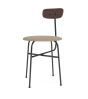 Afteroom Dining Chair Seat Upholstered - Dark Stained Oak/Audo Boucle 02
