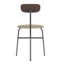 Afteroom Dining Chair Seat Upholstered - Dark Stained Oak/Audo Boucle 02