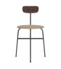 Afteroom Dining Chair Seat Upholstered - Dark Stained Oak/Audo Boucle 02