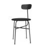 Afteroom Dining Chair Seat Upholstered - Black Painted Ash/Sierra 1001