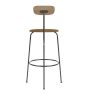 Afteroom Bar Chair Seat Upholstered - Natural Oak/Audo Boucle 06