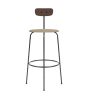 Afteroom Bar Chair Seat Upholstered - Dark Stained Oak/Audo Boucle 02