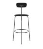 Afteroom Bar Chair Seat Upholstered - Black Painted Ash/Sierra 1001