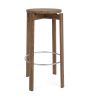Passage Bar Stool - Walnut/Stainless steel