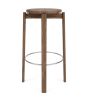 Passage Bar Stool - Walnut/Stainless steel