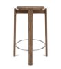 Passage Counter Stool - Walnut/Stainless Steel
