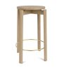 Passage Counter Stool - Natural Oak/Brass