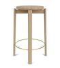 Passage Counter Stool - Natural Oak/Brass