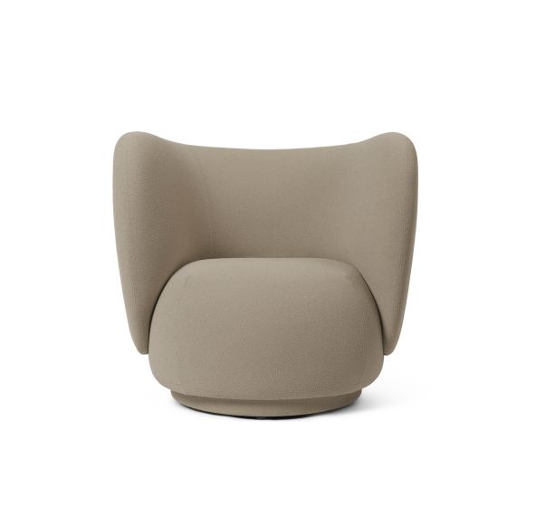 Rico Lounge Chair - Grain, Cashmere