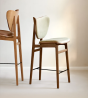 Elephant Bar Stool - Smoked Oak/Dunes Dark Brown 21001