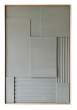 Relief In Oak Frame 73X113 SH:03:01 - Dusty Blue